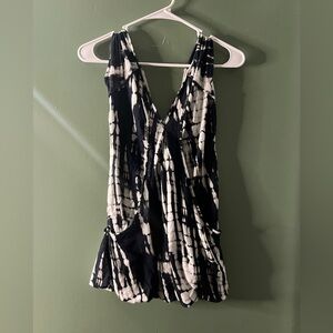 Armani Exchange Monochrome Sleeveless Top